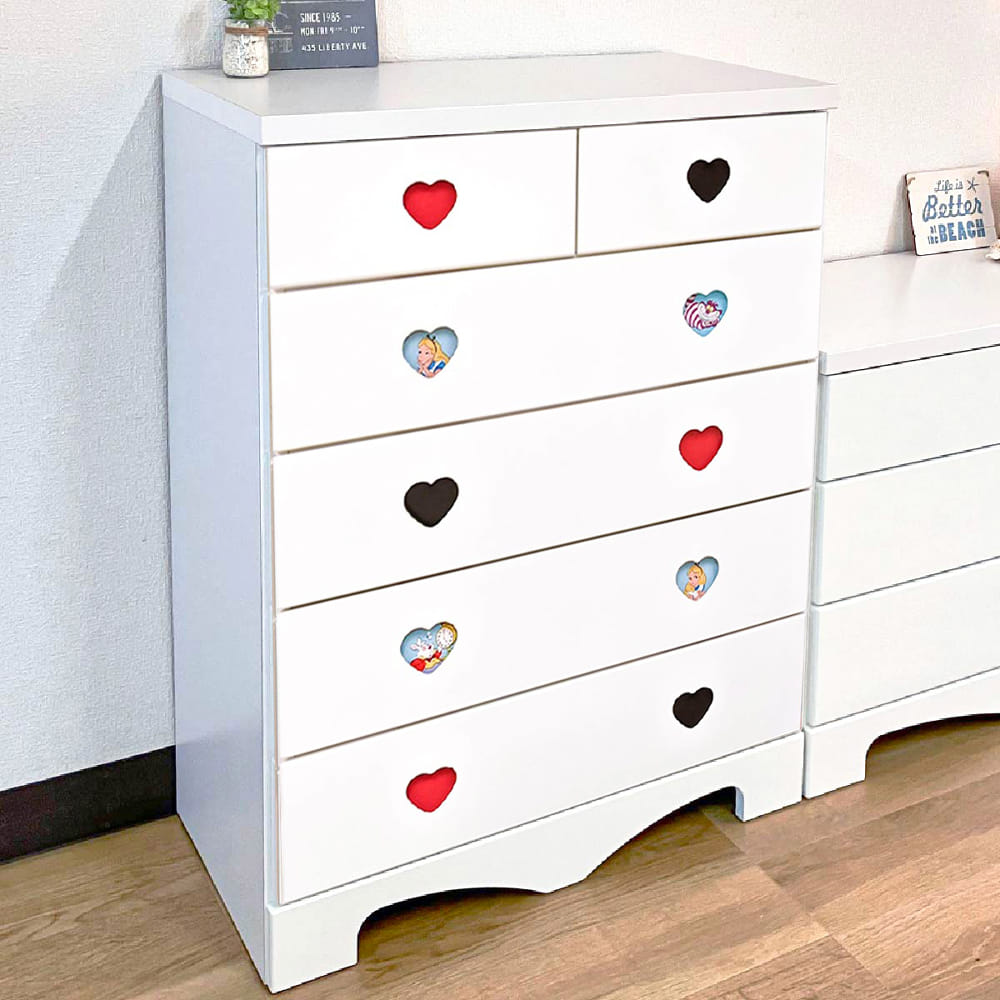 ハイチェスト ハート／アリス 75 WH: 収納・チェスト | 家具