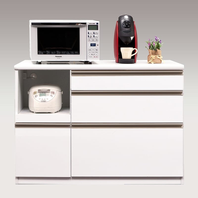カウンター Nモビット120 OPカウンター WH(幅120cm 5Y)WH): 食器棚・キッチンカウンター | 家具・インテリア通販サイトの