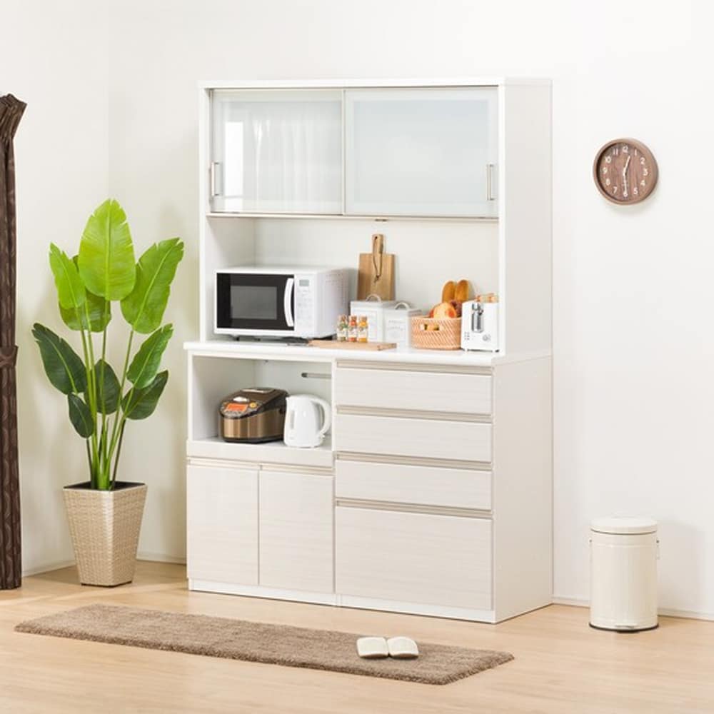 【ニトリ】 キッチンボード Nポスティア 140KB WH ホワイト(幅140/キッチンボード 5Y）ホワイト): キッチン家具 | 家具