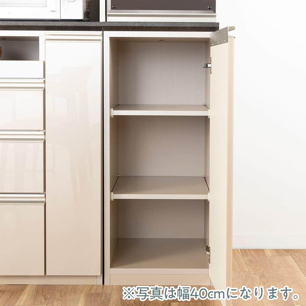 キッチンボード クラス 120ｃｍ(幅120 ５Ｙ）Q色/グレイ): 食器棚 