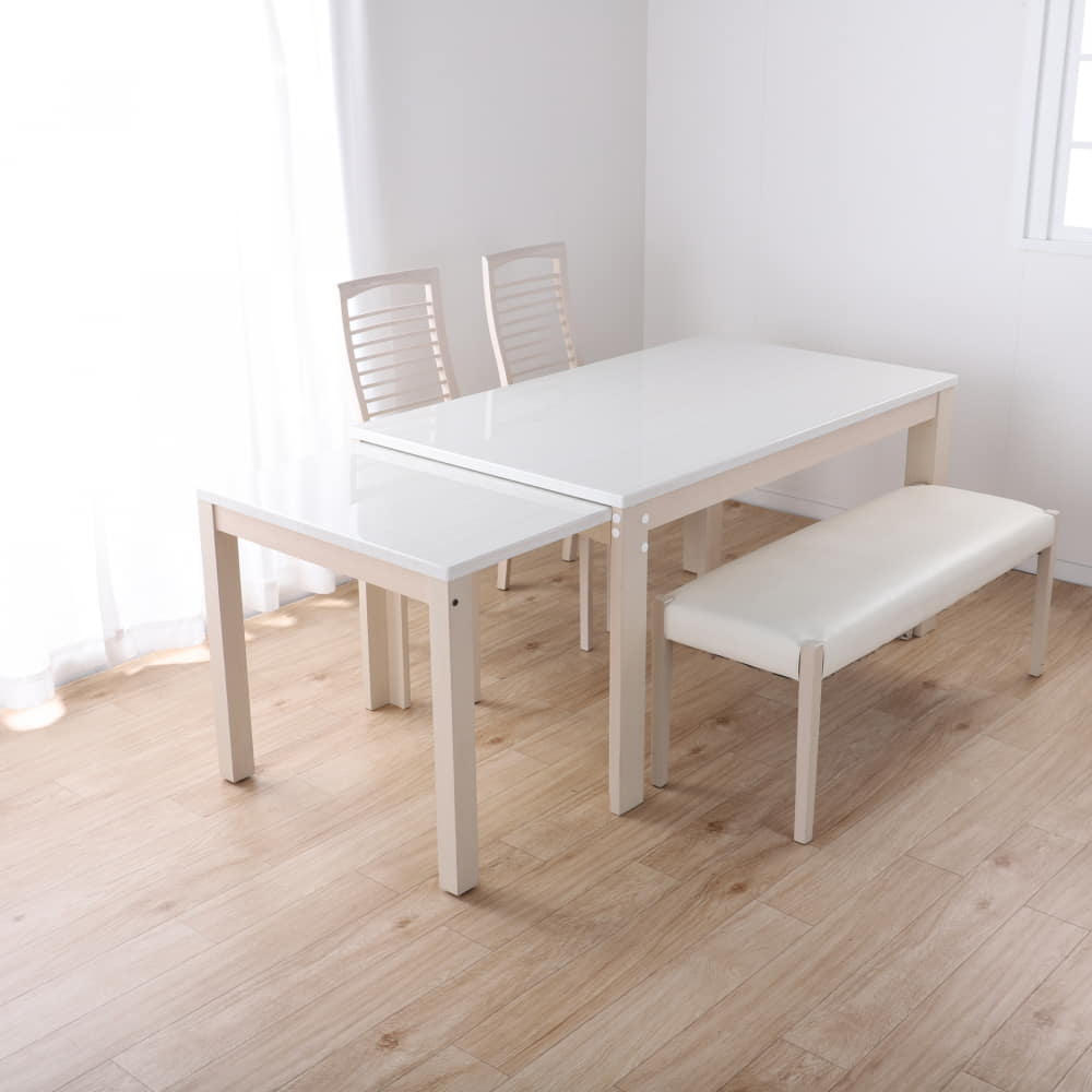 ダイニングテーブルセット 4点セット 【椅子】島忠 無垢材 美品 