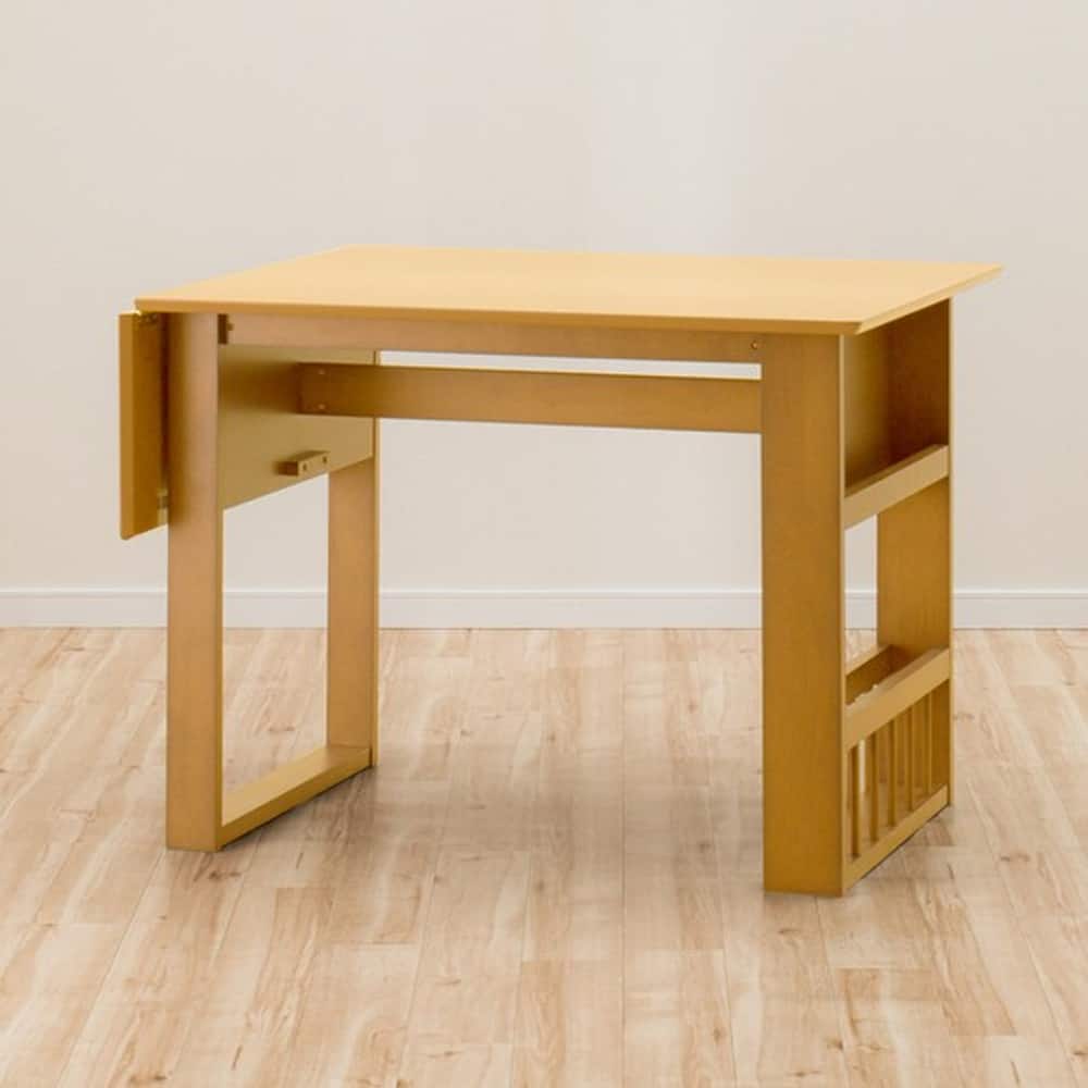 来客時の時など、広く使いたい時に便利な伸長式テーブル