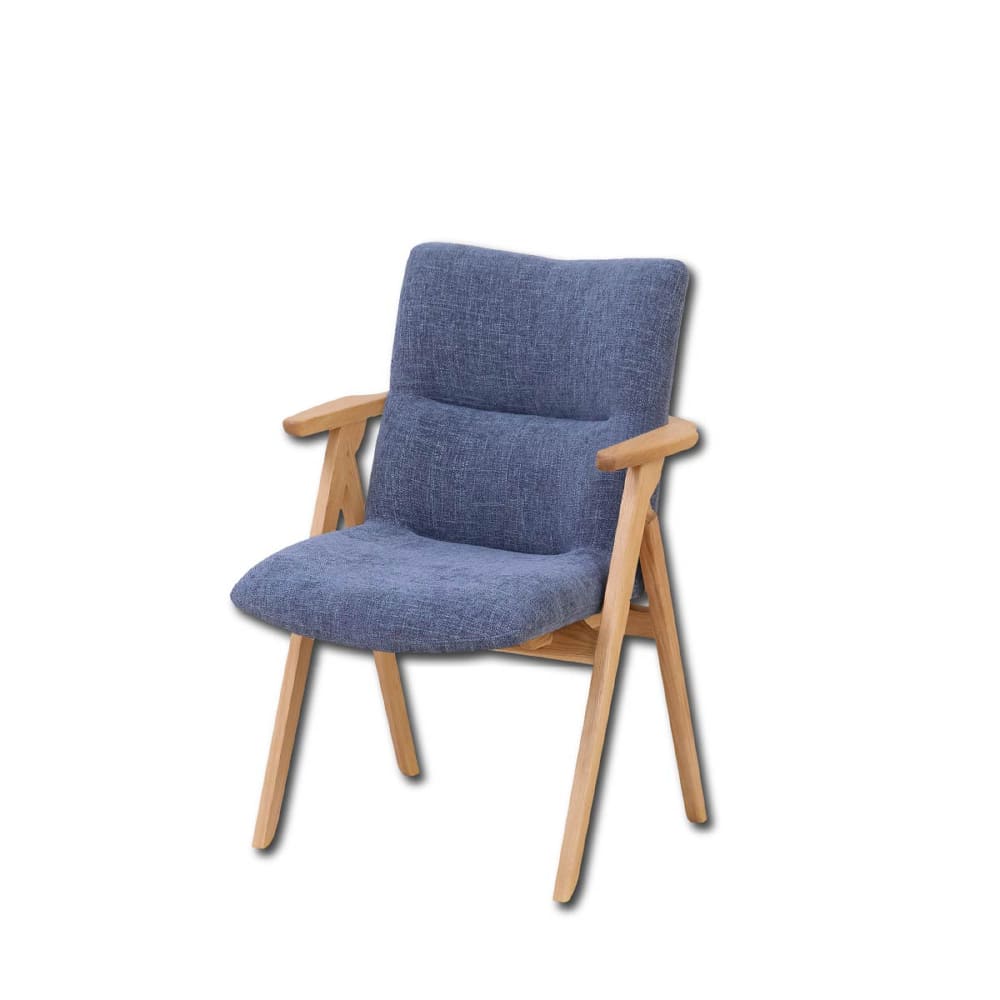 ダイニングチェア サヤU OAK/BLU