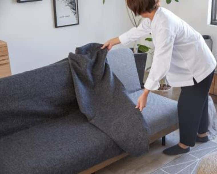 ソファ本体別売】 らくらくカバー ペース 180用 ライトグレー