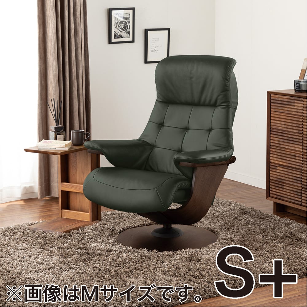 カリモクザファーストS+ ダークブラウンレザー パーソナルチェア