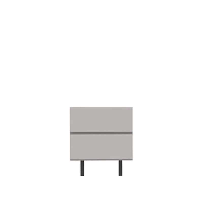 パモウナ　リビングボード（引出２段）　ＷＶ−６０　Ａ（シルキーアッシュ）:高めの脚が抜け感を演出し、軽快感のあるテレビボードです
