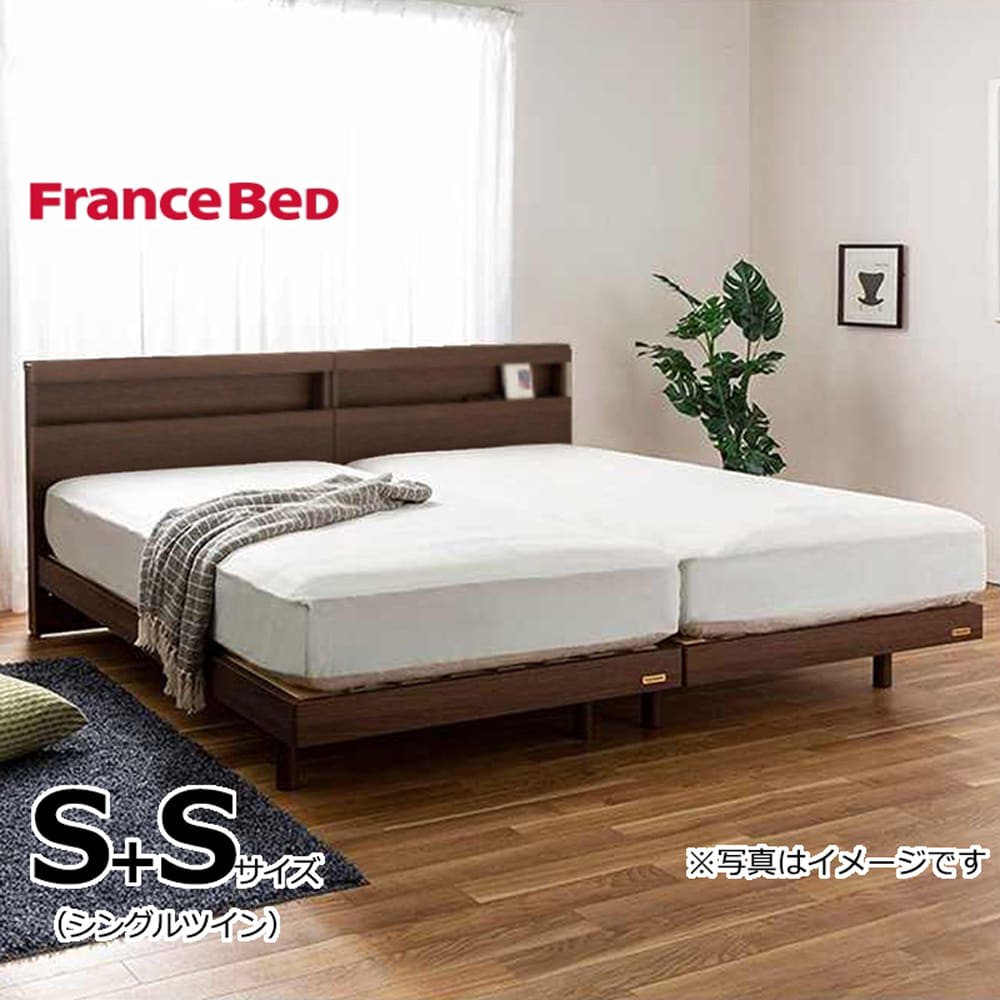 フランスベッド　シングルツイン　フィノ�Uレッグ／ＡｇハイジェニックハードＰＷ　ソフト:《フランスベッド社製の安心の国産シングルツインベッド》