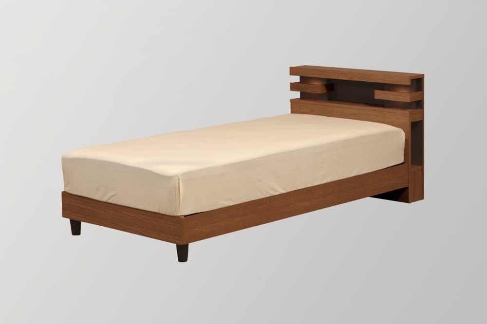 シングルフレーム ＮＳ－００２ ＳＴ WN(ｼﾝｸﾞﾙ 5Y)WN): ベッド | 家具