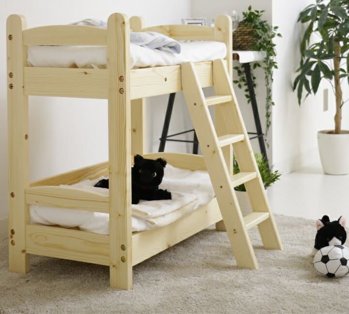 【ネット限定】猫ベッド　シャノワール　２段ベッド　NA