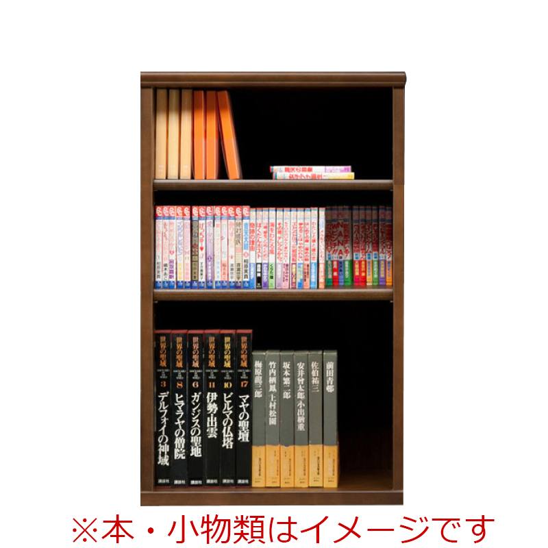 オープン書棚　ＳＯＫ７２　幅６０×高さ１００　ブラウン