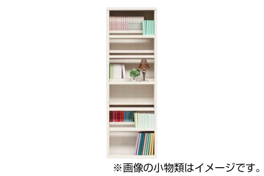 書棚　スカーラ　60Hフリーボード　(ホワイト):様々なインテリアにフィットするシンプルカジュアルスタイル