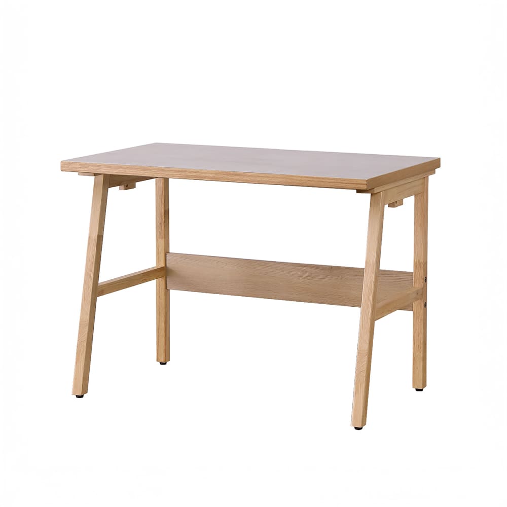 デスク ミム 幅100cm 天板色:LBR/GRY