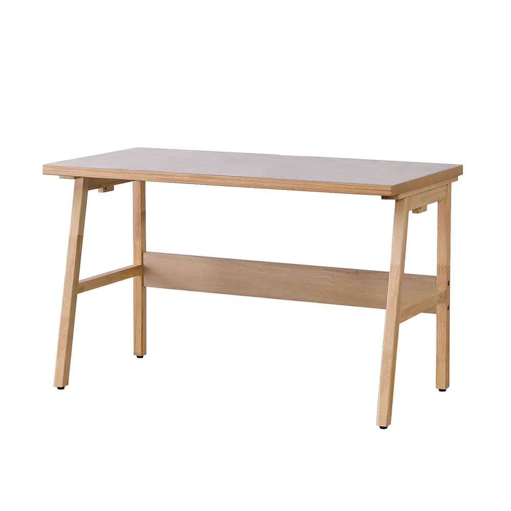 デスク ミム 幅120cm 天板色:LBR/GRY