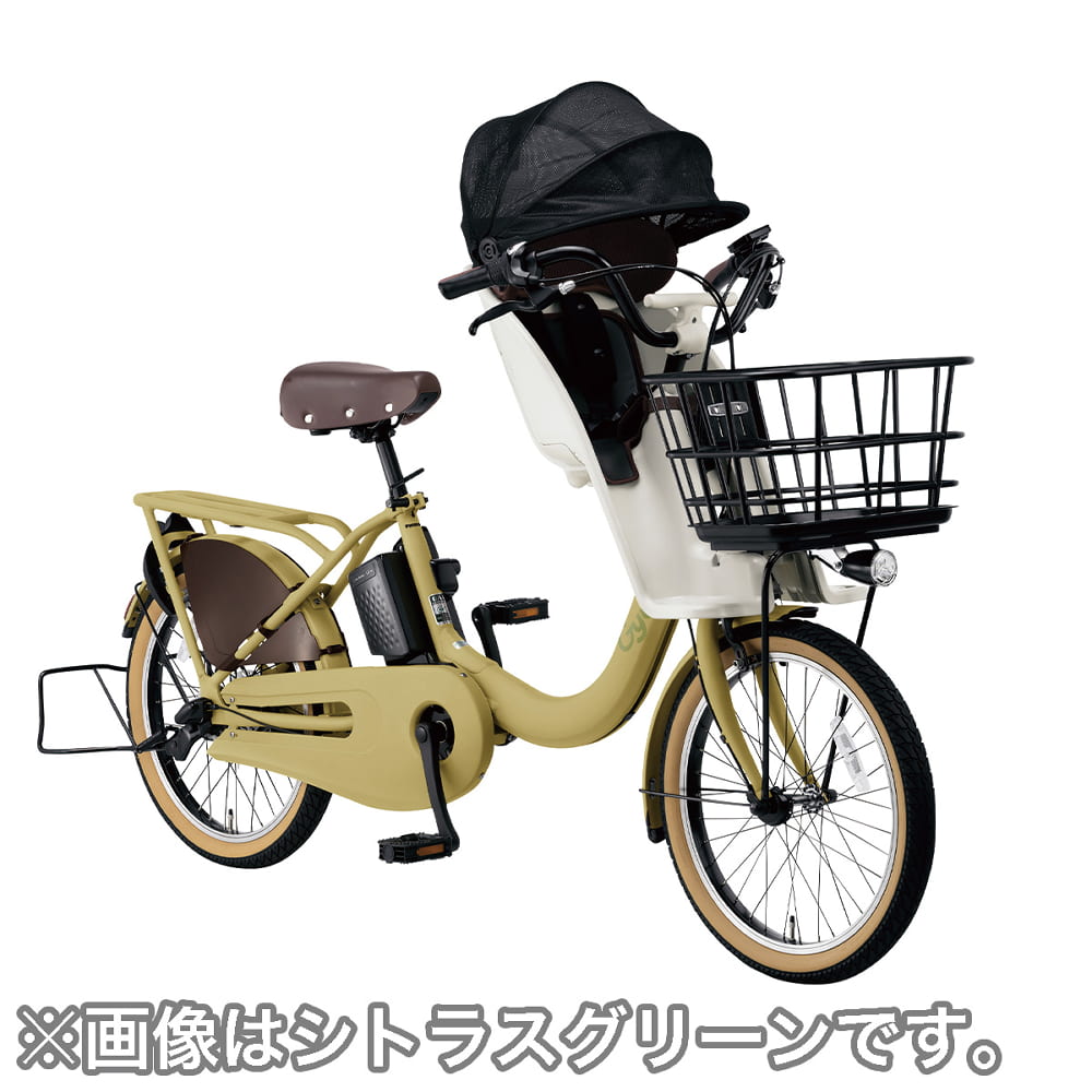 コンビとの共同開発。バスケット標準装備の前子乗せモデル。