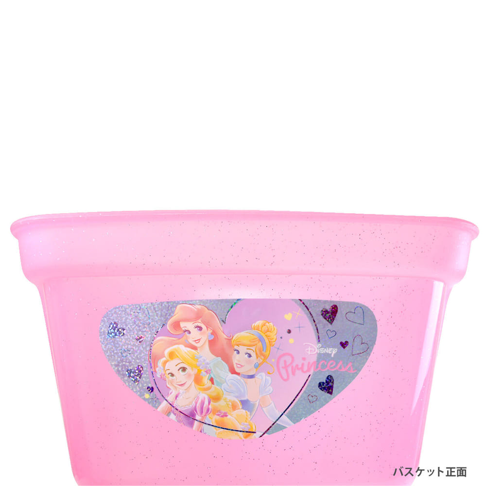 軽い樹脂カゴにキャラクターをまとったおしゃれなカゴ
