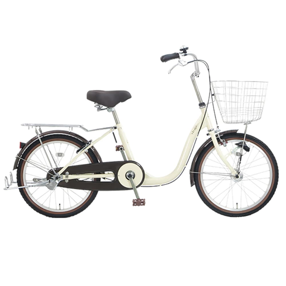 前に下に広々フレーム設計の高品質国産自転車