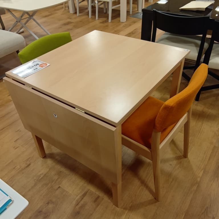 府中店 関東一部地域限定 展示特価品】 伸長式ダイニングテーブル 3点