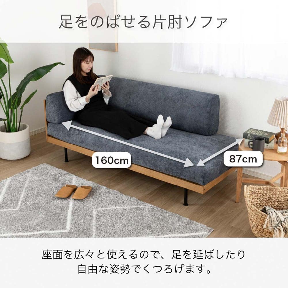 府中店 関東一部地域限定 展示特価品】 2人掛けカウチソファ N66