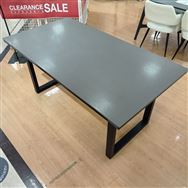 【ホームズ千葉ニュータウン店　関東一部地域限定　展示特価品】　ダイニングテーブルネオス　EQ-（T）160TQN　スクエアブラック