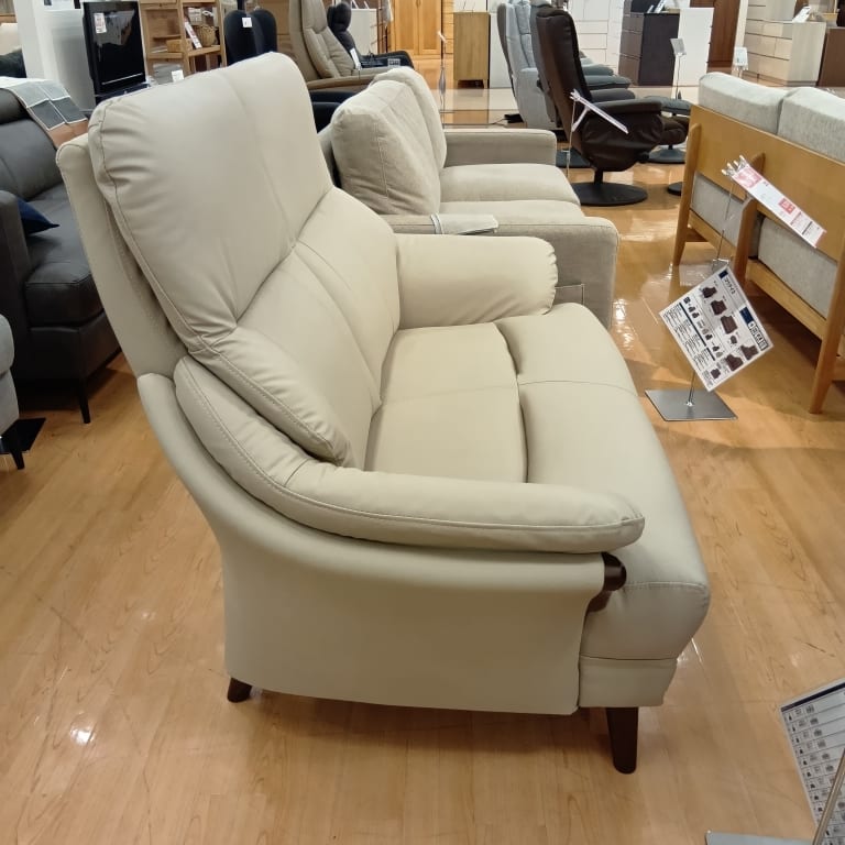 【ホームズ千葉ニュータウン店　関東一部地域限定　展示特価品】　２人掛けソファ　Nシールド