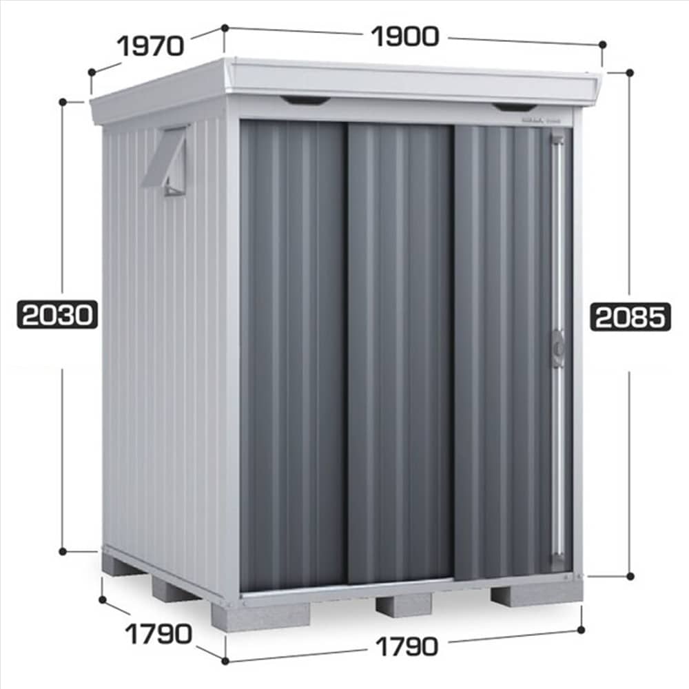 イナバフォルタFS−1818S一般型 棚板4枚付属 工事付きパック