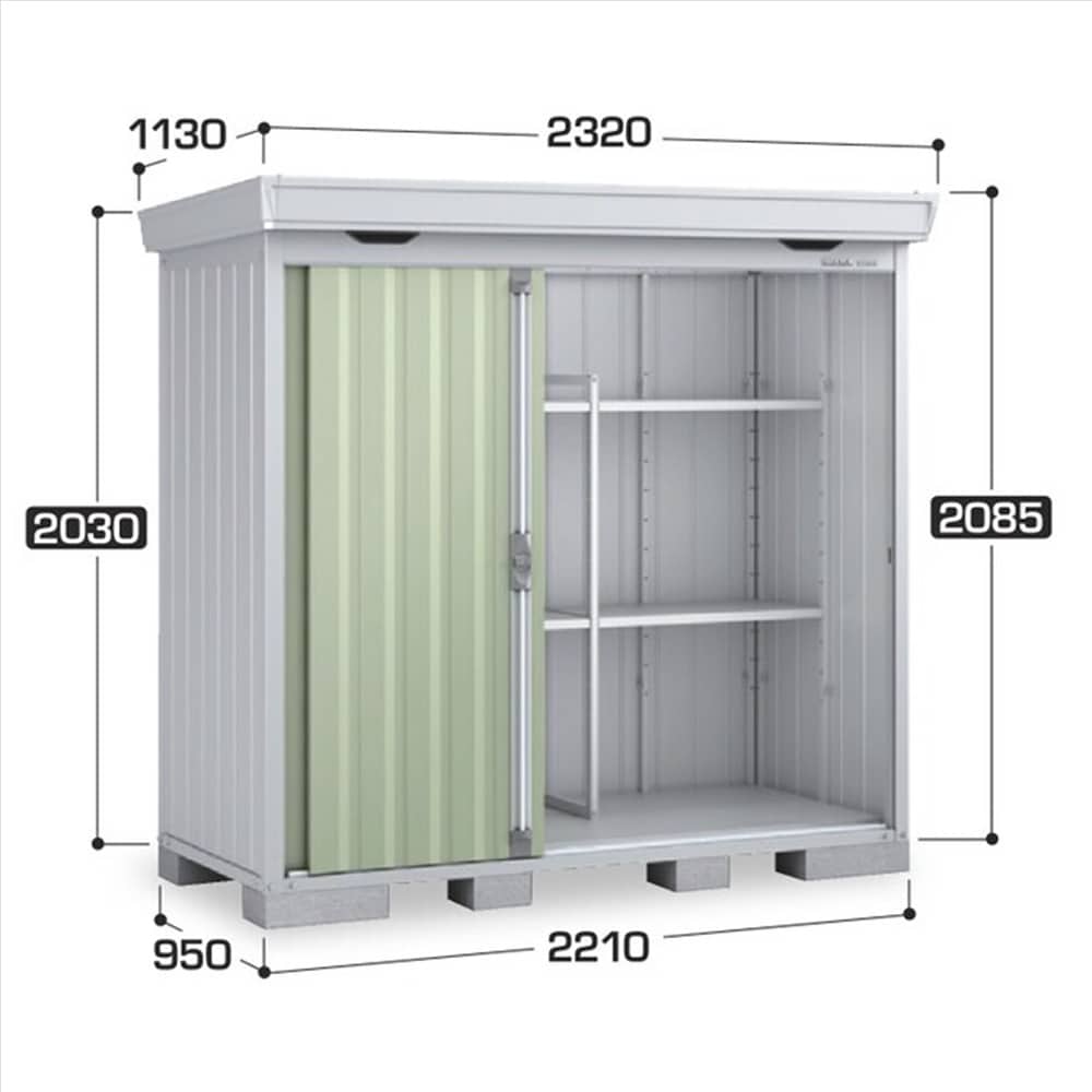 イナバ フォルタ FS−2209S一般型・多雪型・豪雪型 棚板4枚付属 工事付きパック