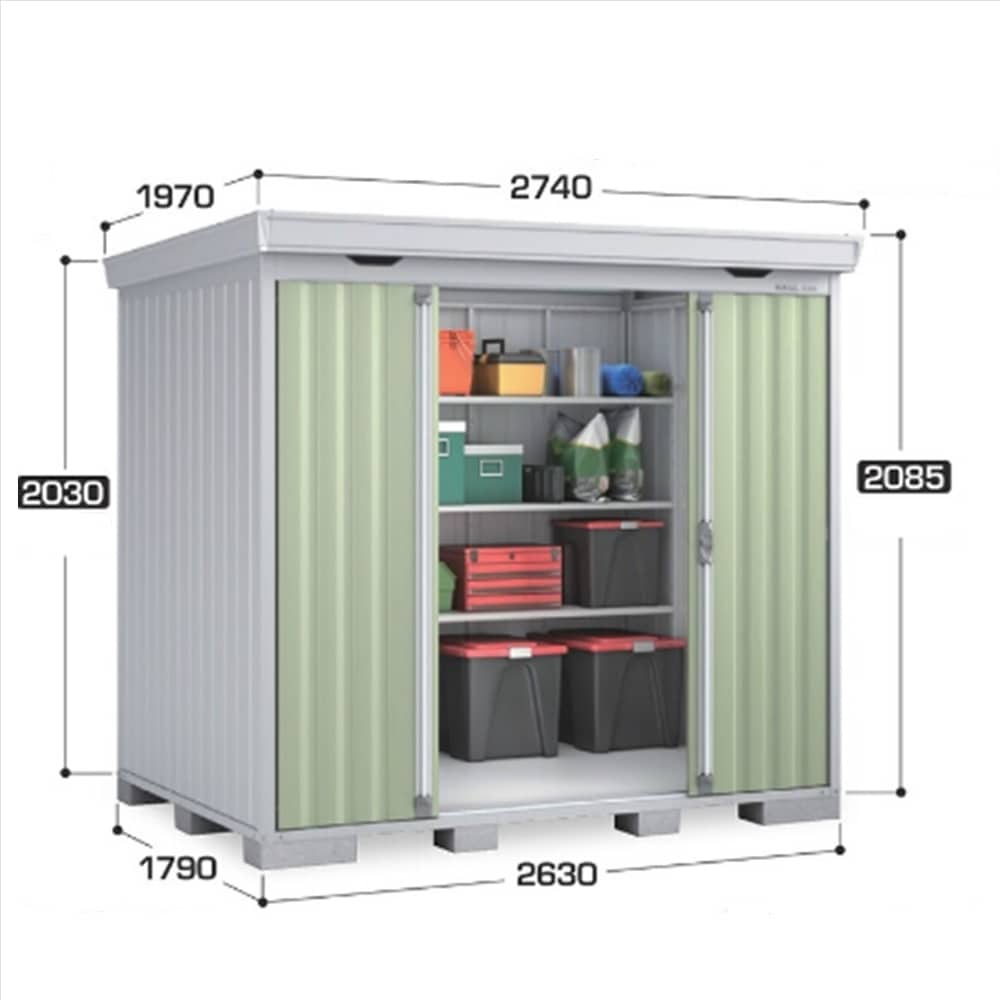 イナバ フォルタ FS−2618S 一般型 棚板4枚付属 工事付きパック