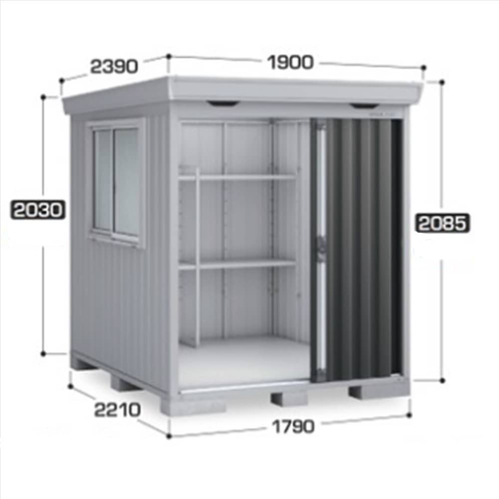 イナバ フォルタ FS−1822S一般型 棚板4枚付属 工事付きパック