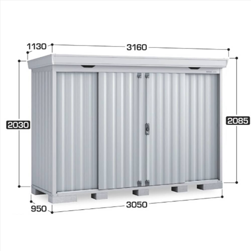 イナバ フォルタ FS−3009S 一般型・多雪型・豪雪型 棚板4枚付属 工事付きパック