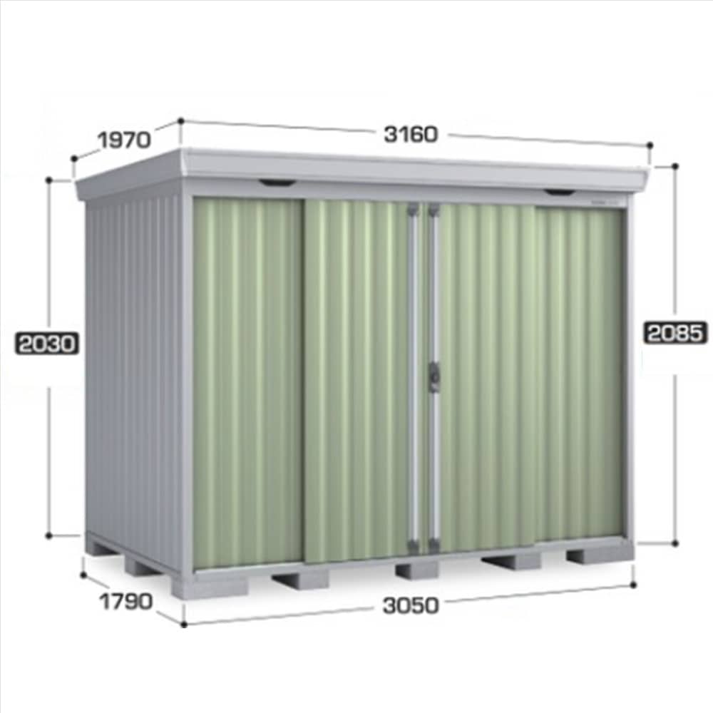 イナバ フォルタ FS−3018S 一般型 棚板4枚付属 工事付きパック