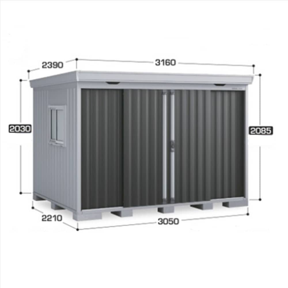 イナバ フォルタ FS−3022S 一般型 棚板4枚付属 工事付きパック