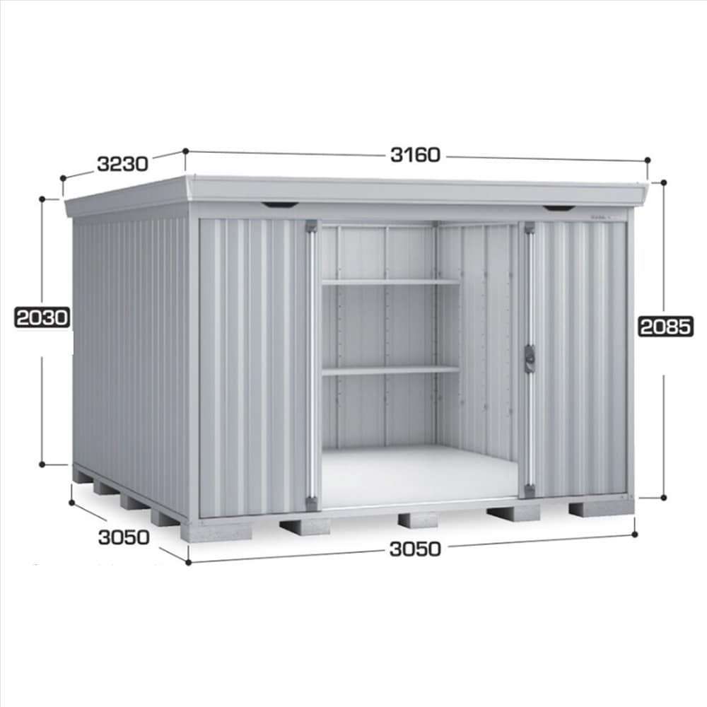 イナバフォルタFS−3030S一般型 棚板4枚付属 工事付きパック