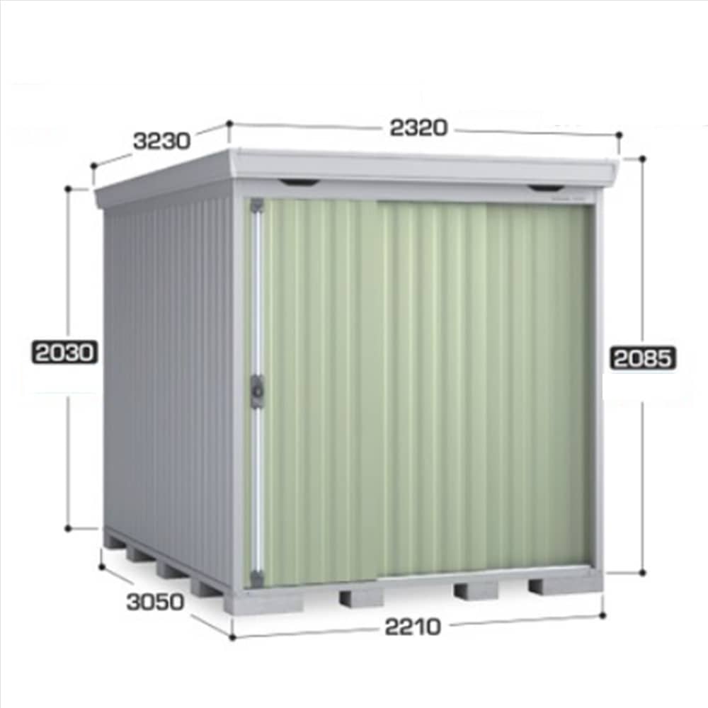 イナバ フォルタ FS−2230S(耐A)一般型 棚板4枚付属 工事付きパック