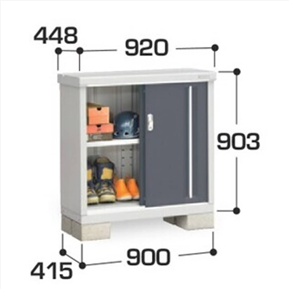 イナバ シンプリー MJX−094A 全面棚タイプ 棚板1枚付属 工事付きパック
