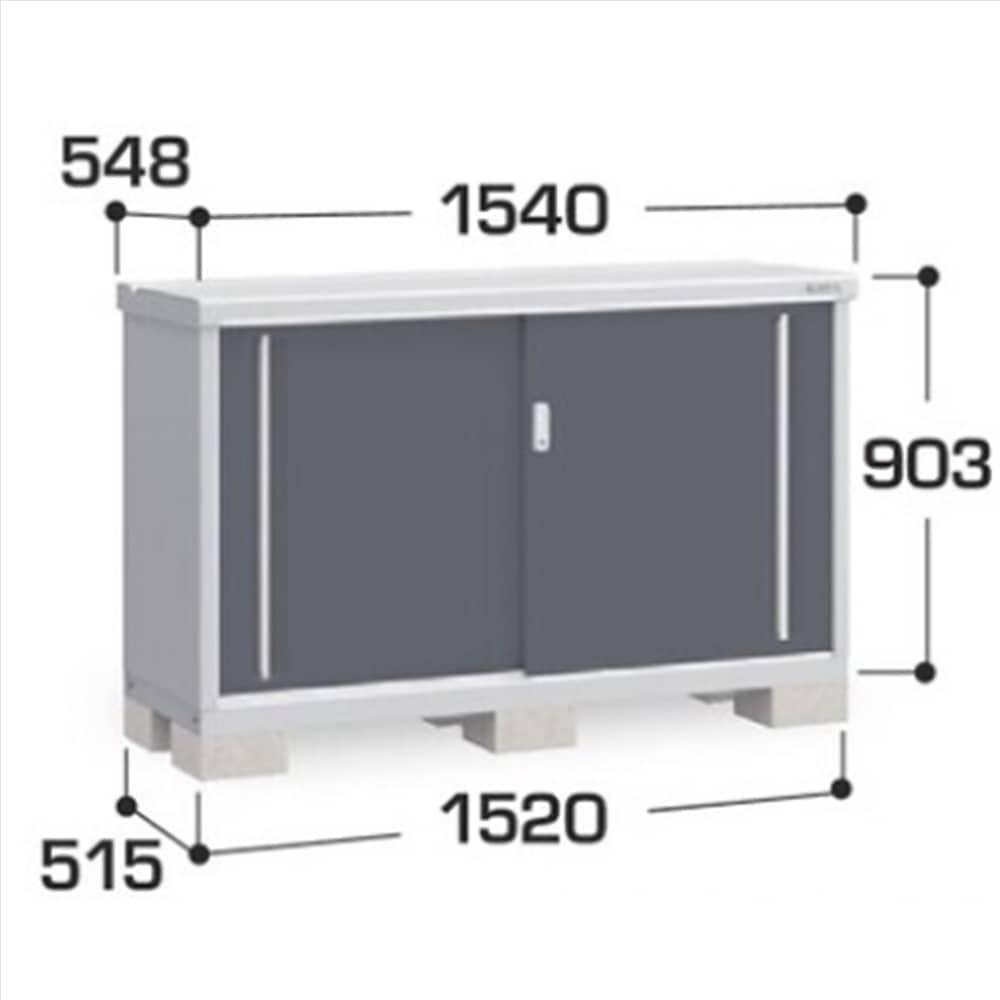 イナバ シンプリー MJX−155A 全面棚タイプ 棚板2枚付属 工事付きパック