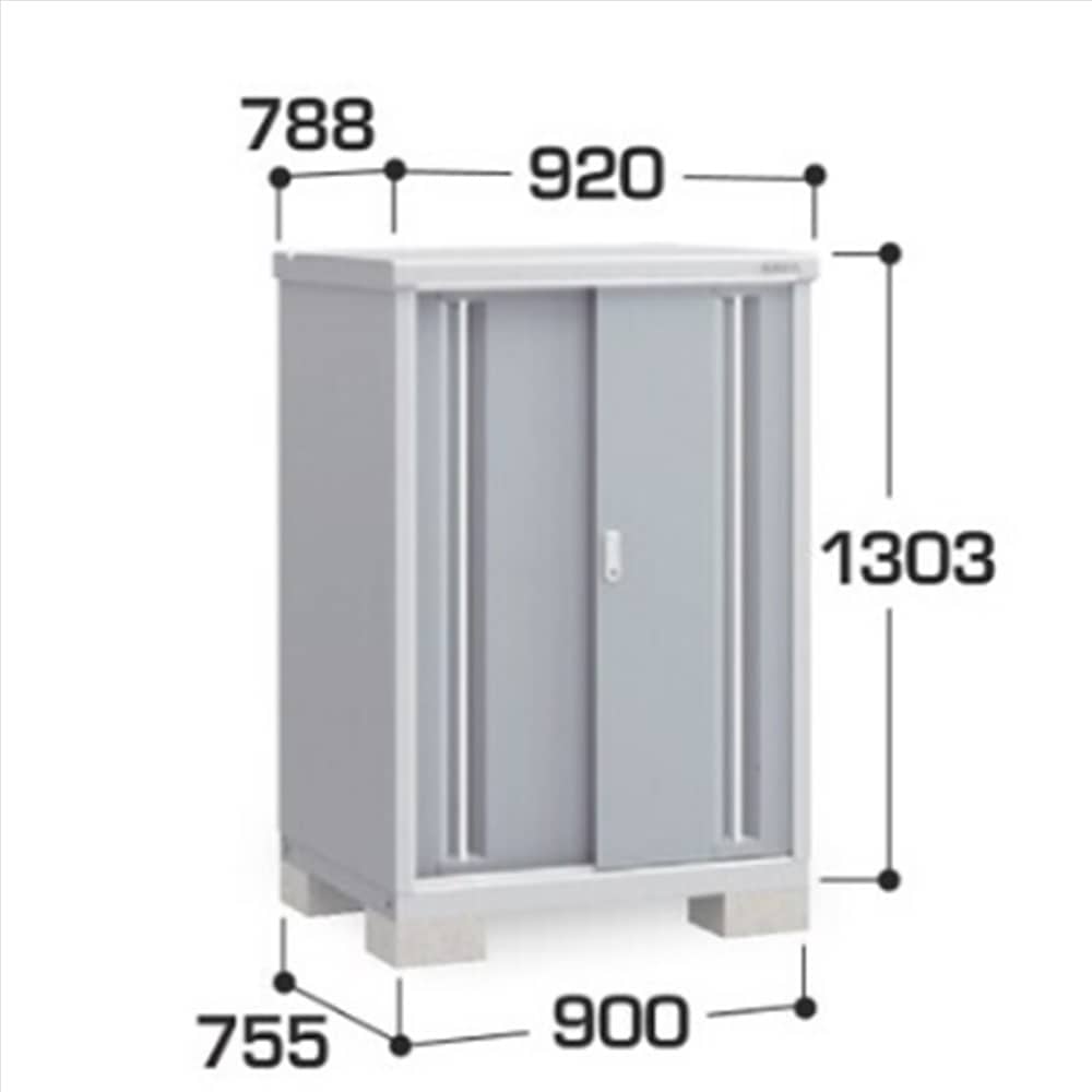 イナバ シンプリー MJX−097C 全面棚タイプ 棚板2枚付属  工事付きパック