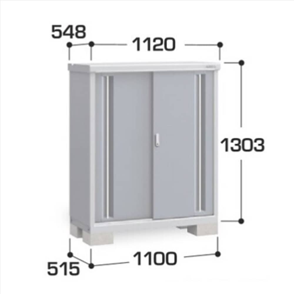 イナバ シンプリー MJX−115C 全面棚タイプ 棚板2枚付属 工事付きパック