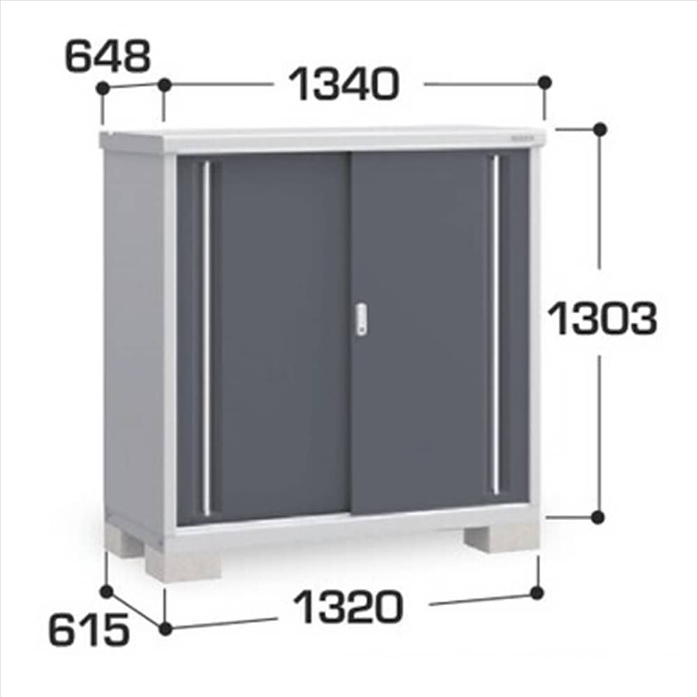 イナバ シンプリー MJX−136C 全面棚タイプ 棚板2枚付属 工事付きパック