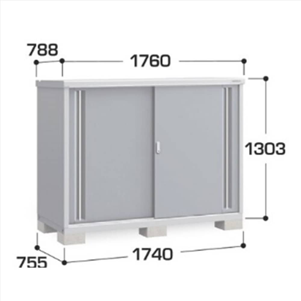 イナバ シンプリー MJX−177C 全面棚タイプ 棚板4枚付属 工事付きパック