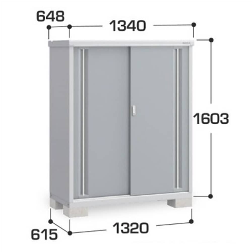 イナバ シンプリー MJX−136D 全面棚タイプ 棚板2枚付属 工事付きパック