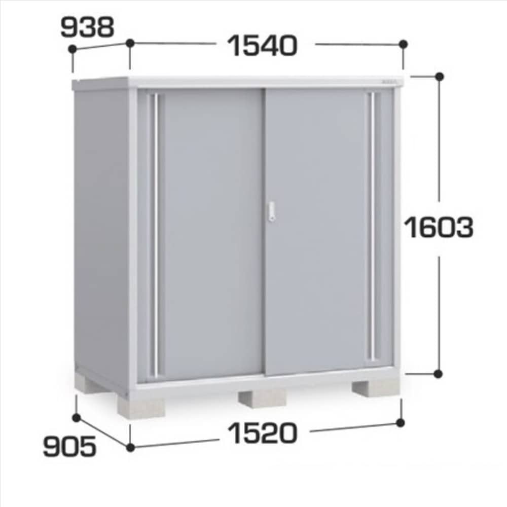 イナバ シンプリー MJX−159D 全面棚タイプ 棚板4枚付属 工事付きパック