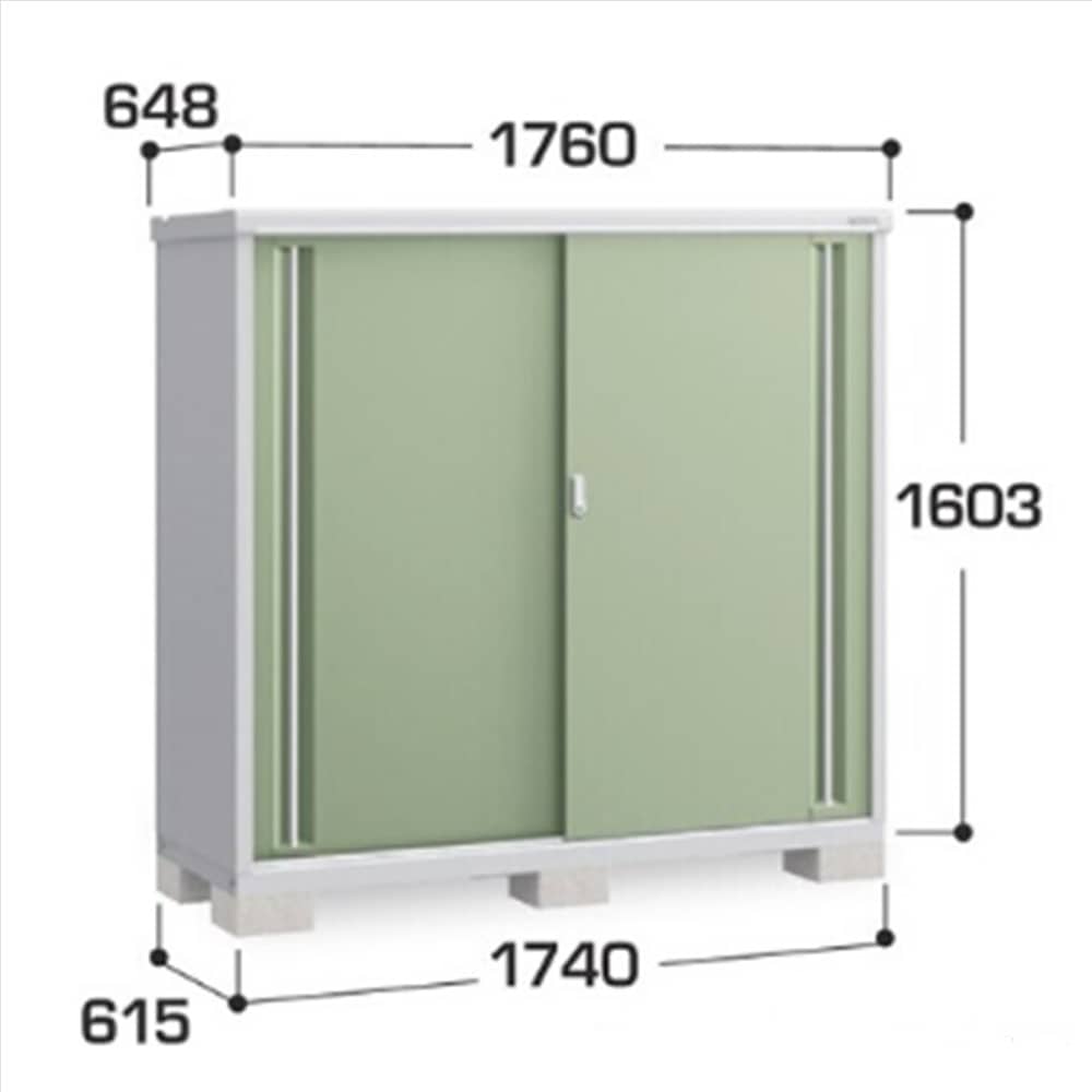 イナバ シンプリー MJX−176D 全面棚タイプ 棚板4枚付属 工事付きパック