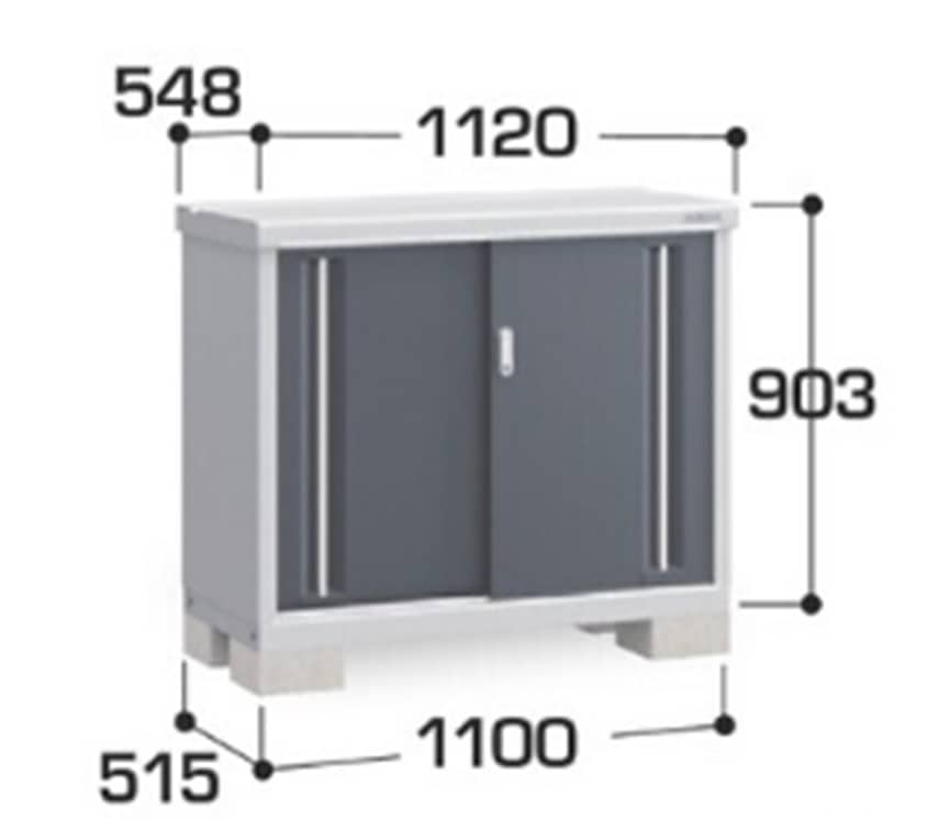 イナバ シンプリー MJX−115AP 長もの収納タイプ 棚板1枚付属 工事付きパック
