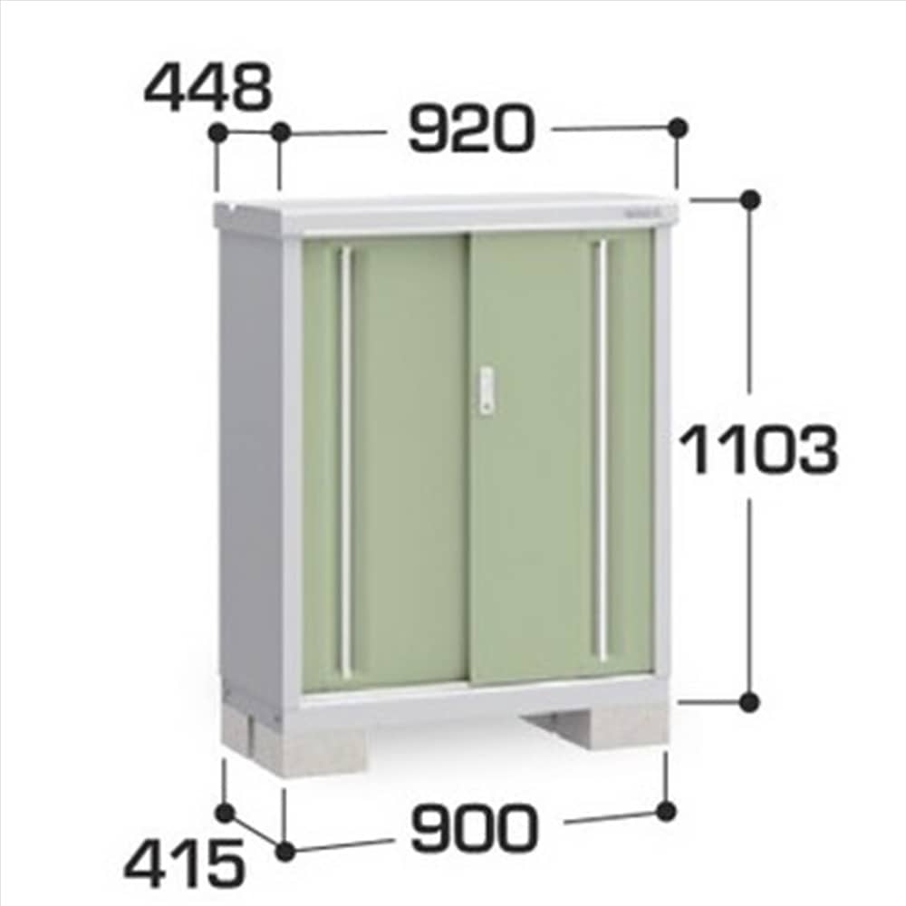 イナバ シンプリー MJX−094BP 長もの収納タイプ 棚板2枚付属 工事付きパック
