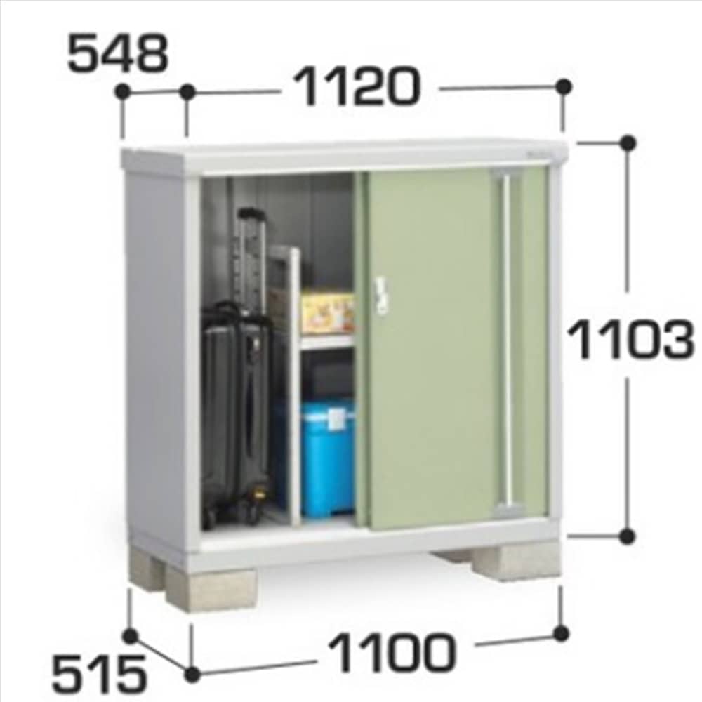 イナバ シンプリー MJX−115BP 長もの収納タイプ 棚板1枚付属 工事付きパック