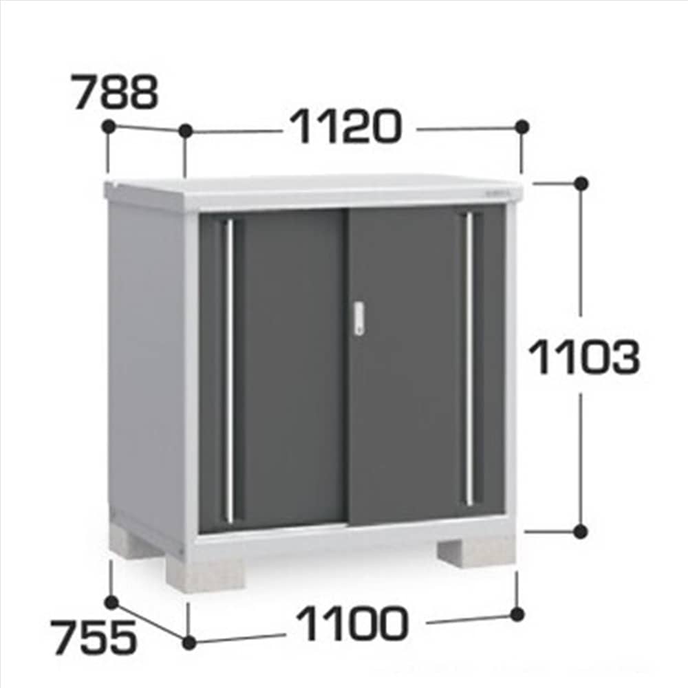 イナバ シンプリー MJX−117BP 長もの収納タイプ 棚板1枚付属 工事付きパック