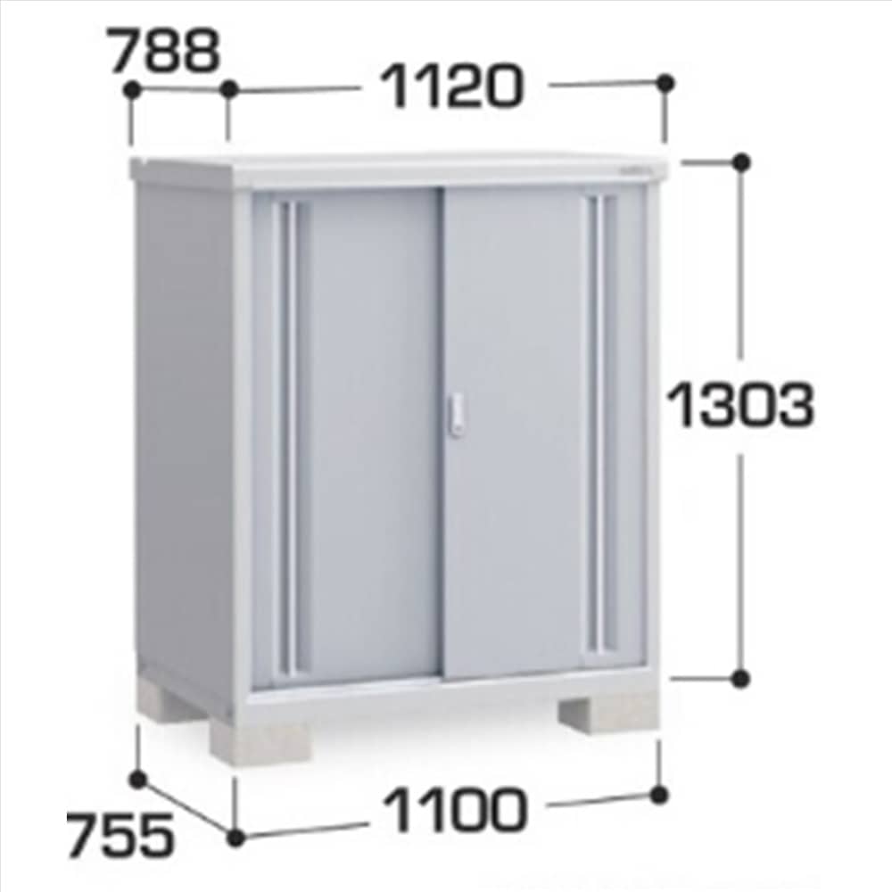 イナバ シンプリー MJX−117CP 長もの収納タイプ 棚板2枚付属 工事付きパック