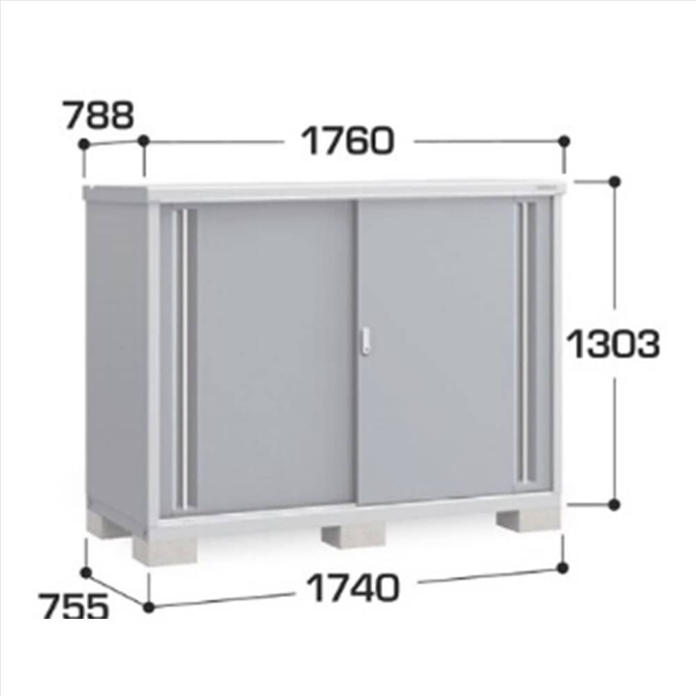 イナバ シンプリー MJX−177CP 長もの収納タイプ 棚板2枚付属 工事付きパック