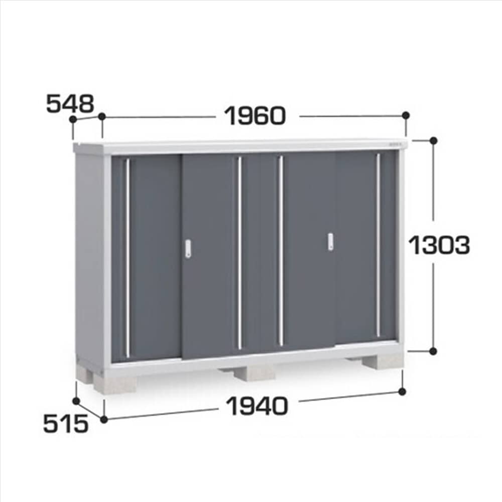 イナバ シンプリー MJX−195CP 長もの収納タイプ 棚板4枚付属 工事付きパック