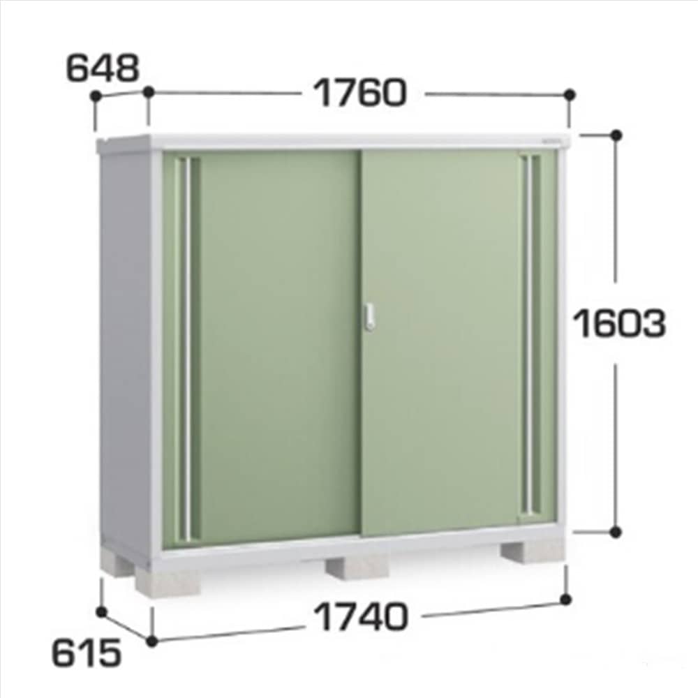 イナバ シンプリー MJX−176DP 長もの収納タイプ 棚板2枚付属 工事付きパック